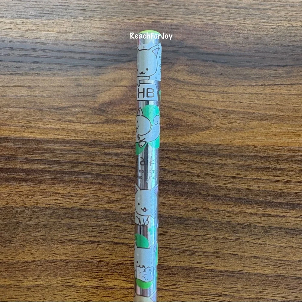 Iiwaken Pencil Shiba Pup San-X Made In Japan 2010 Silver And Green Clovers Dog